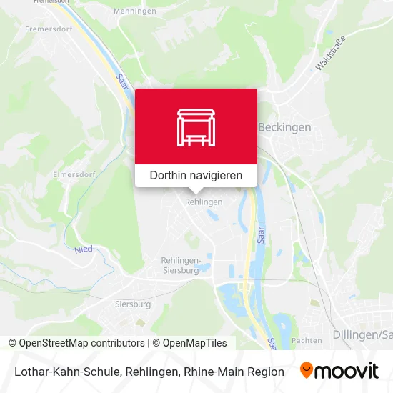 Lothar-Kahn-Schule, Rehlingen Karte