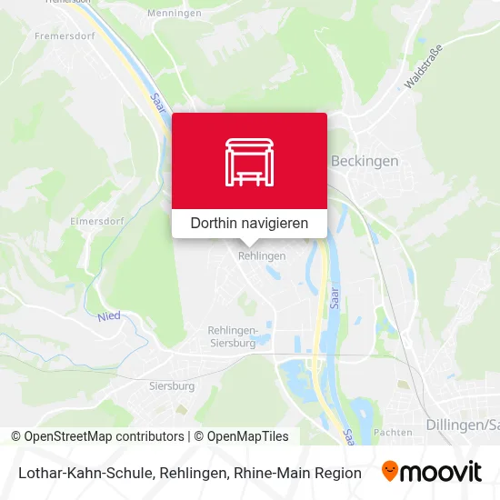 Lothar-Kahn-Schule, Rehlingen Karte