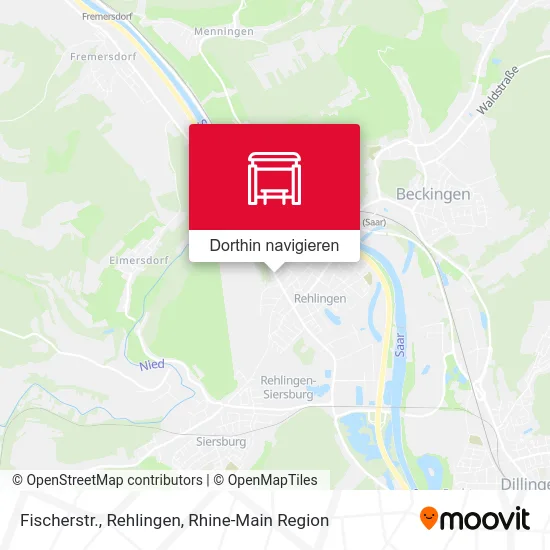 Fischerstr., Rehlingen Karte