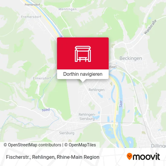 Fischerstr., Rehlingen Karte