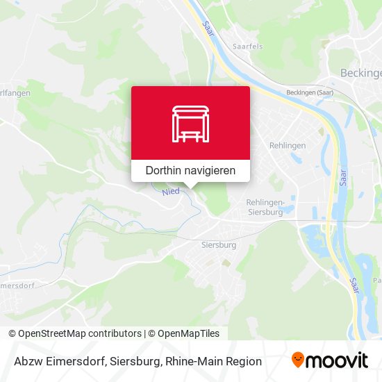 Abzw Eimersdorf, Siersburg Karte