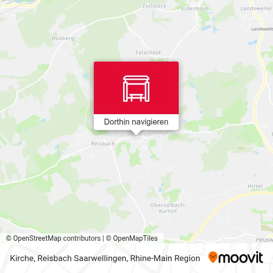 Kirche, Reisbach Saarwellingen Karte