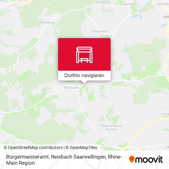 Bürgermeisteramt, Reisbach Saarwellingen Karte
