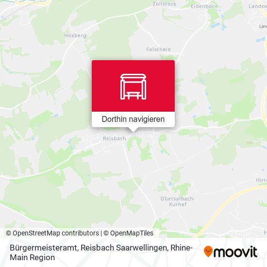 Bürgermeisteramt, Reisbach Saarwellingen Karte