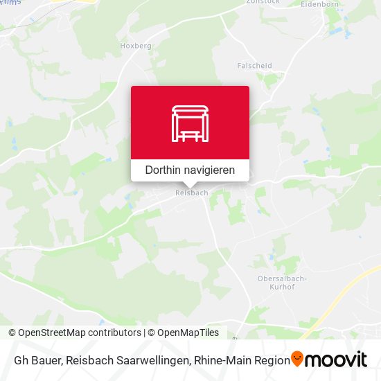Gh Bauer, Reisbach Saarwellingen Karte