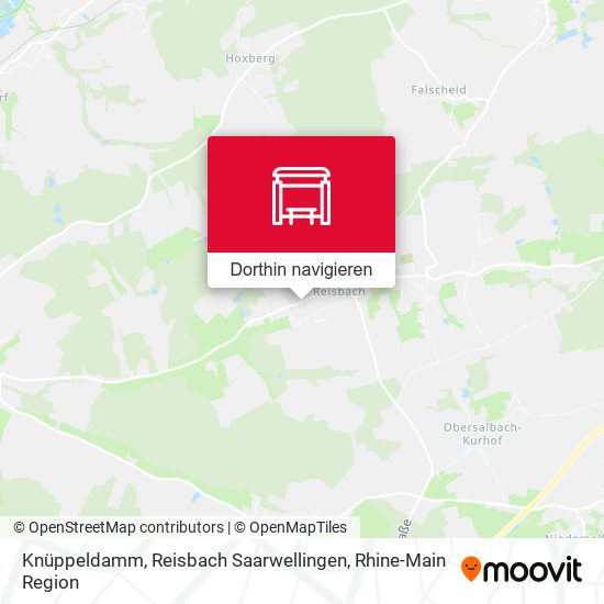 Knüppeldamm, Reisbach Saarwellingen Karte