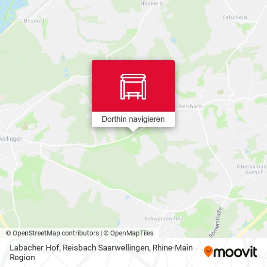 Labacher Hof, Reisbach Saarwellingen Karte