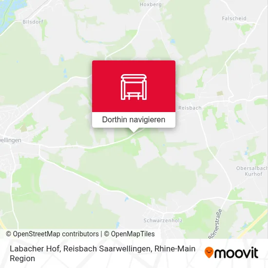 Labacher Hof, Reisbach Saarwellingen Karte