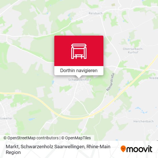 Markt, Schwarzenholz Saarwellingen Karte