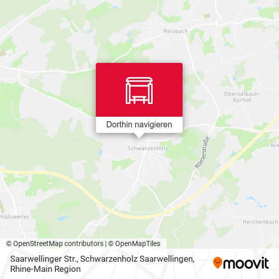 Saarwellinger Str., Schwarzenholz Saarwellingen Karte