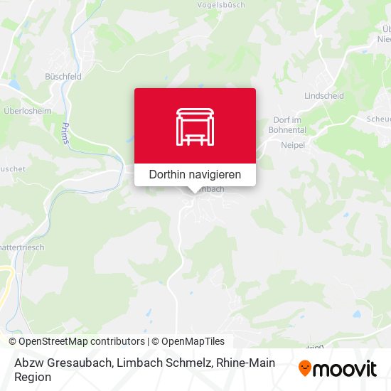 Abzw Gresaubach, Limbach Schmelz Karte