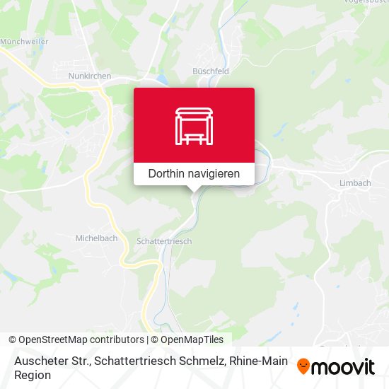 Auscheter Str., Schattertriesch Schmelz Karte