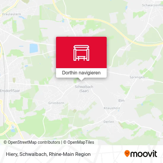 Hiery, Schwalbach Karte