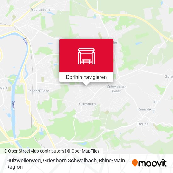 Hülzweilerweg, Griesborn Schwalbach Karte
