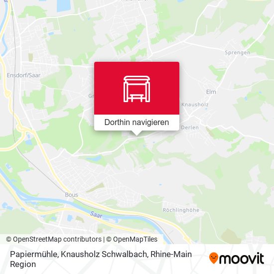 Papiermühle, Knausholz Schwalbach Karte