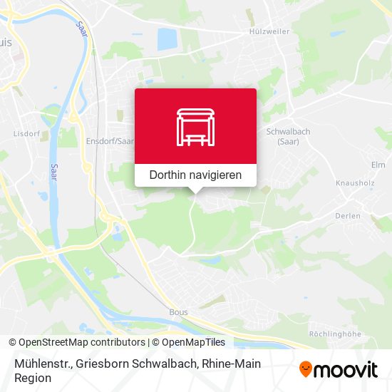 Mühlenstr., Griesborn Schwalbach Karte