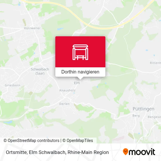 Ortsmitte, Elm Schwalbach Karte