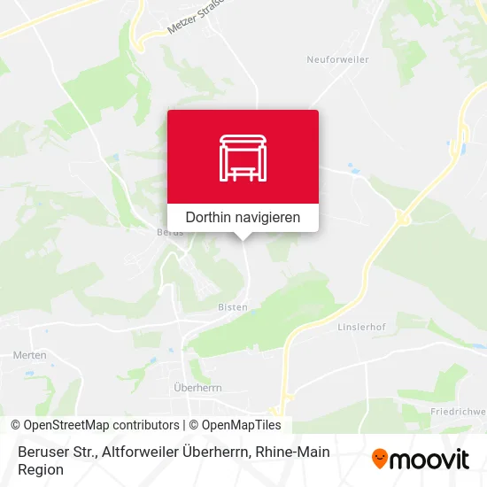 Beruser Str., Altforweiler Überherrn Karte