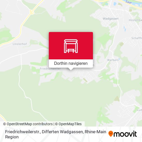 Friedrichweilerstr., Differten Wadgassen Karte