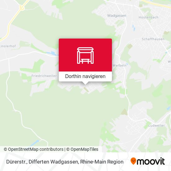 Dürerstr., Differten Wadgassen Karte