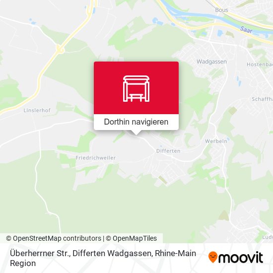 Überherrner Str., Differten Wadgassen Karte