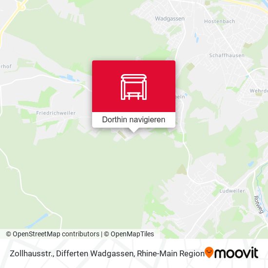 Zollhausstr., Differten Wadgassen Karte