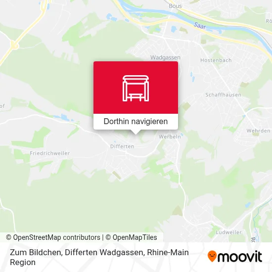 Zum Bildchen, Differten Wadgassen Karte