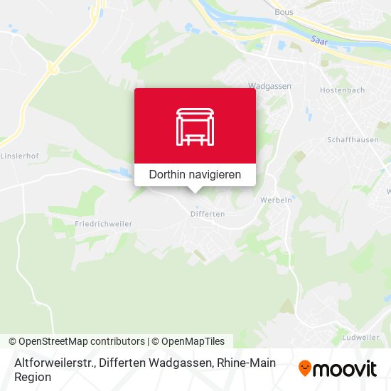 Altforweilerstr., Differten Wadgassen Karte