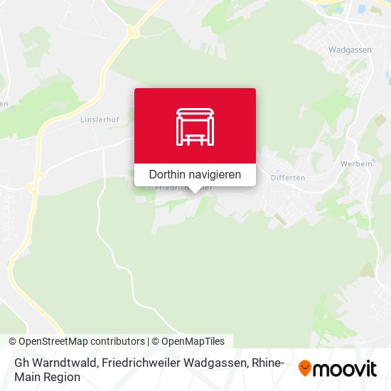 Gh Warndtwald, Friedrichweiler Wadgassen Karte