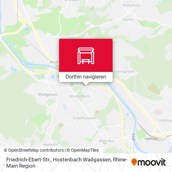 Friedrich-Ebert-Str., Hostenbach Wadgassen Karte