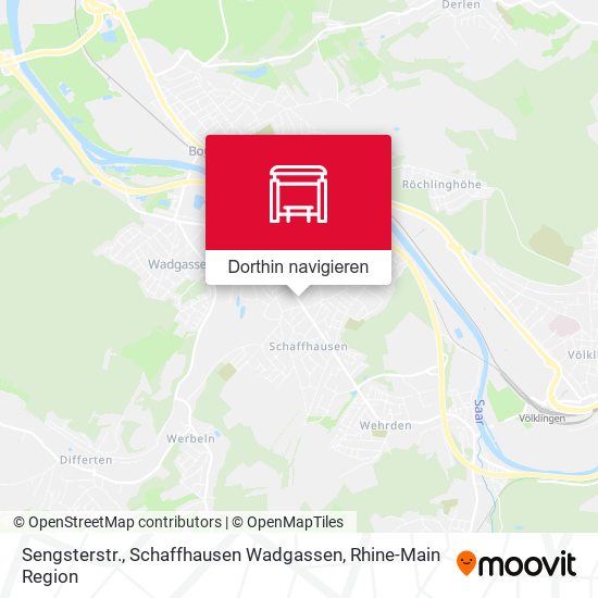 Sengsterstr., Schaffhausen Wadgassen Karte