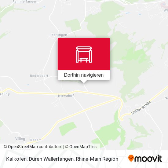Kalkofen, Düren Wallerfangen Karte