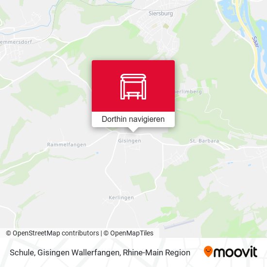 Schule, Gisingen Wallerfangen Karte