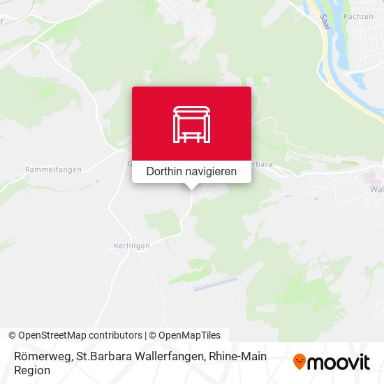 Römerweg, St.Barbara Wallerfangen Karte