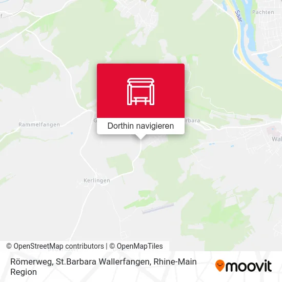 Römerweg, St.Barbara Wallerfangen Karte