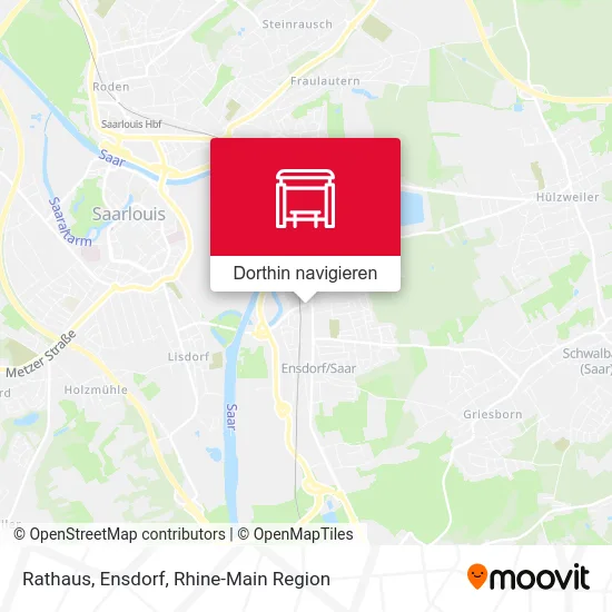 Rathaus, Ensdorf Karte