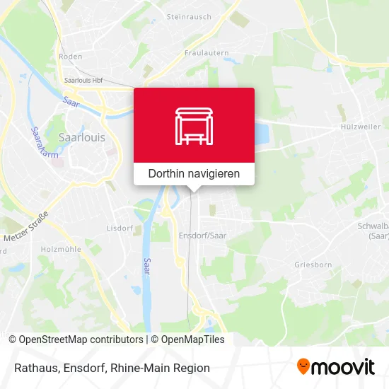 Rathaus, Ensdorf Karte