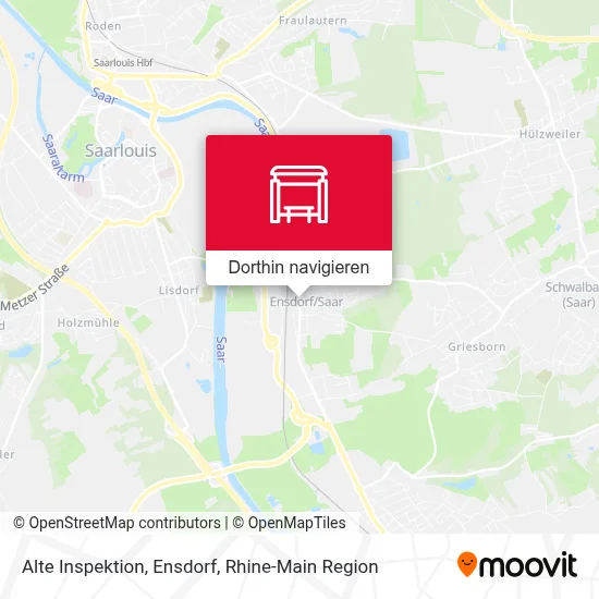 Alte Inspektion, Ensdorf Karte