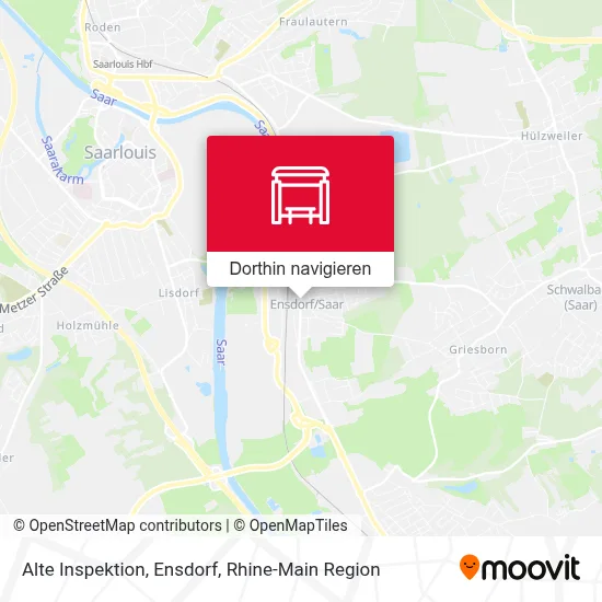 Alte Inspektion, Ensdorf Karte