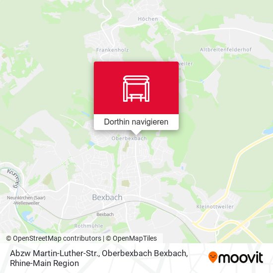 Abzw Martin-Luther-Str., Oberbexbach Bexbach Karte