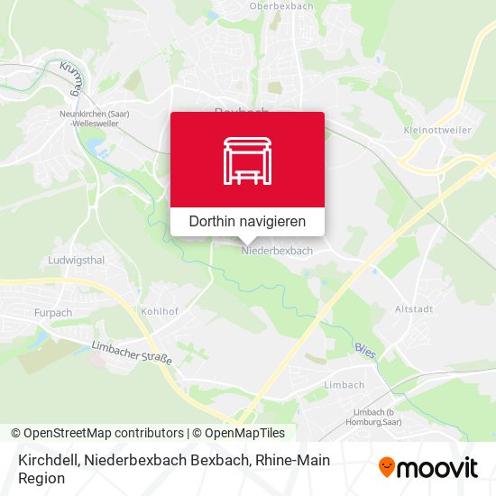 Kirchdell, Niederbexbach Bexbach Karte