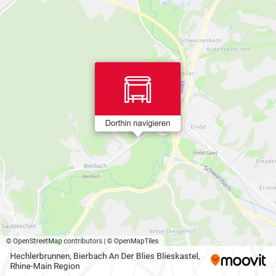 Hechlerbrunnen, Bierbach An Der Blies Blieskastel Karte
