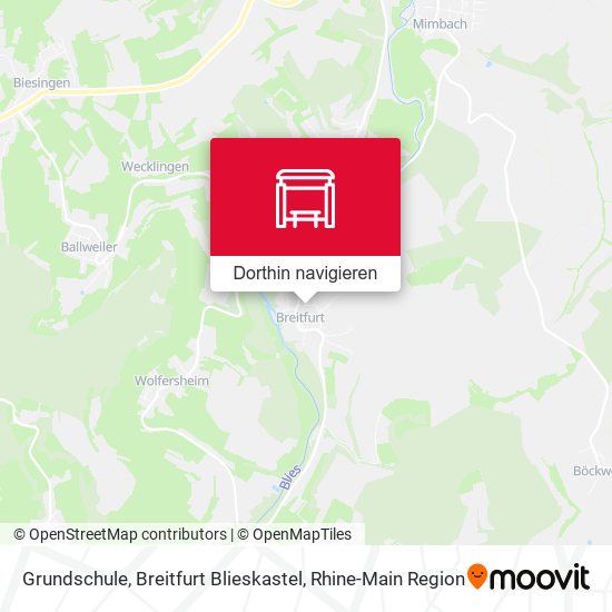 Grundschule, Breitfurt Blieskastel Karte