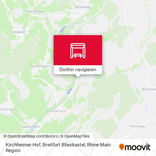 Kirchheimer Hof, Breitfurt Blieskastel Karte