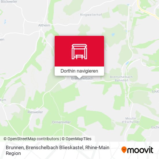 Brunnen, Brenschelbach Blieskastel Karte