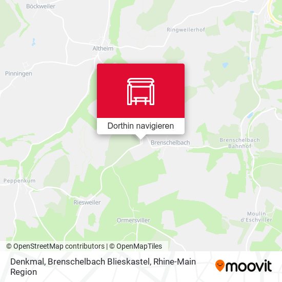 Denkmal, Brenschelbach Blieskastel Karte