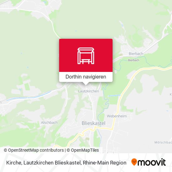 Kirche, Lautzkirchen Blieskastel Karte