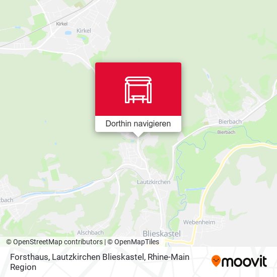 Forsthaus, Lautzkirchen Blieskastel Karte