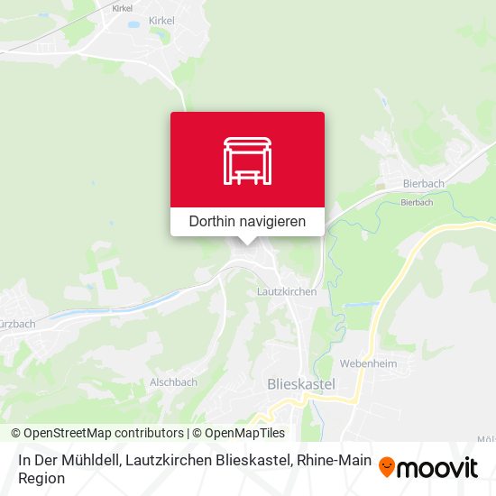 In Der Mühldell, Lautzkirchen Blieskastel Karte