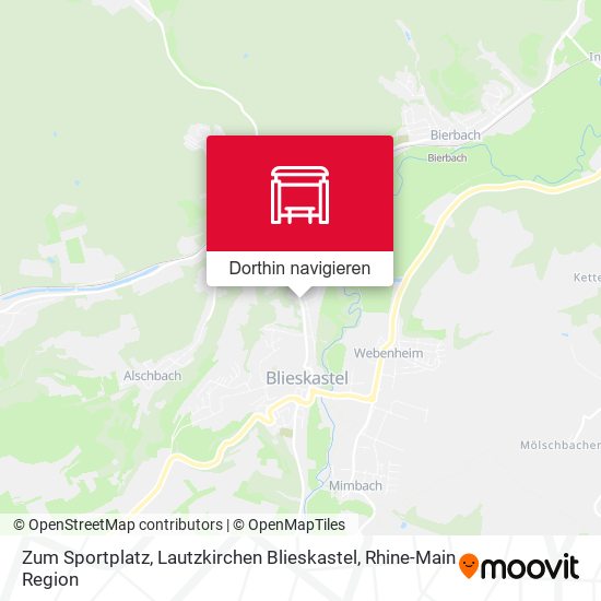 Zum Sportplatz, Lautzkirchen Blieskastel Karte